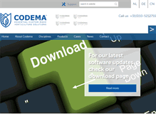 Tablet Screenshot of codema.nl