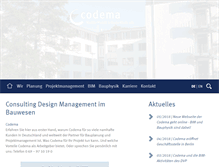 Tablet Screenshot of codema.net